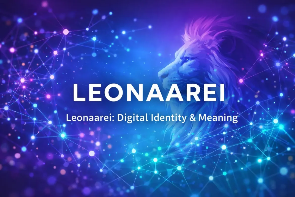 Leonaarei visual representation showing modern digital identity, creative branding, and unique online presence concept