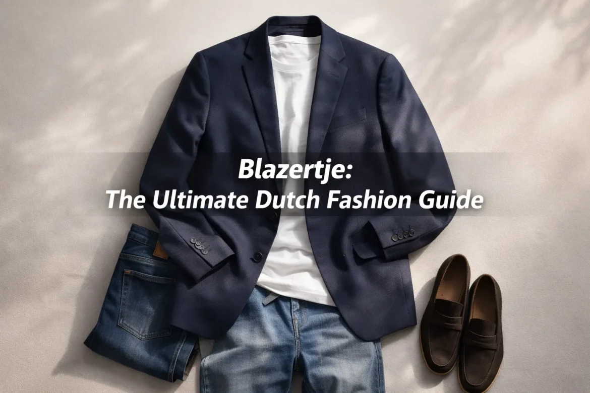 Blazertje Dutch fashion piece displayed with versatile styling options for casual and professional wear