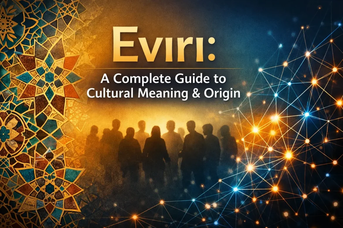 Evırı concept showing Turkish cultural heritage blending with modern digital identity and evolution