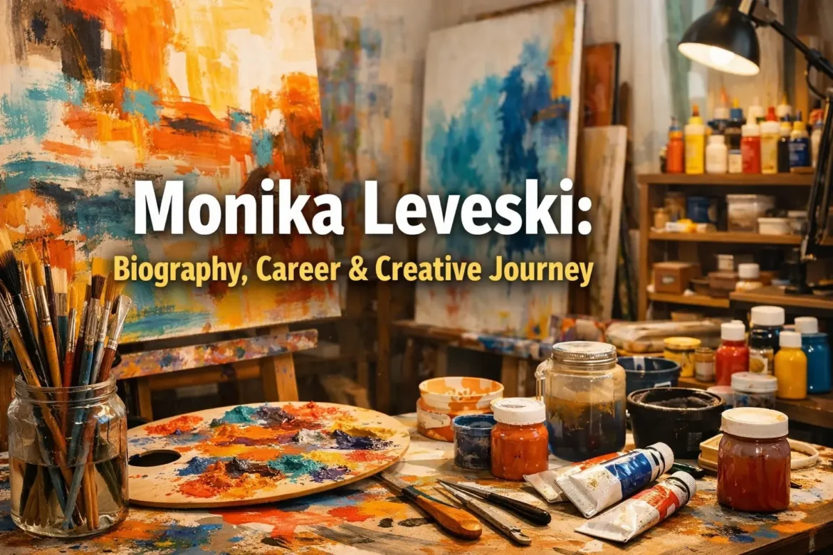 Monika Leveski contemporary artist biography professional journey and creative achievements 2026