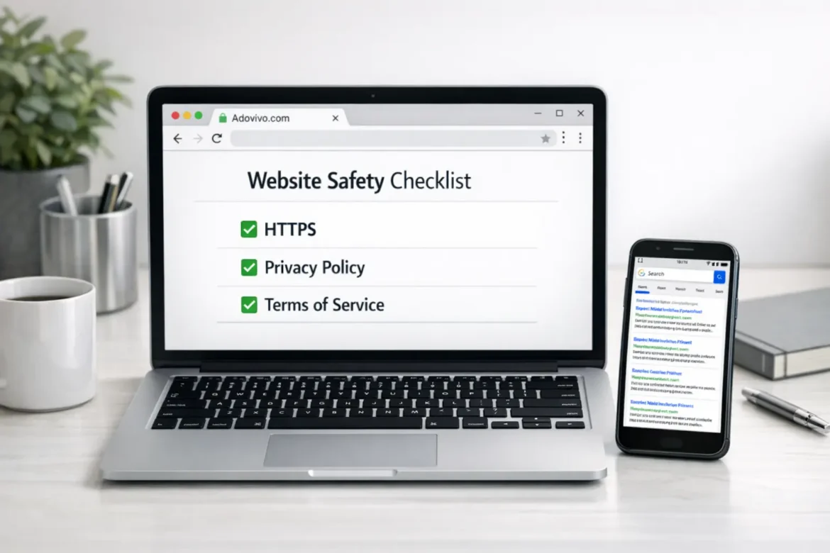 Adovivo.com digital platform review and safety guide for US users with website evaluation tips