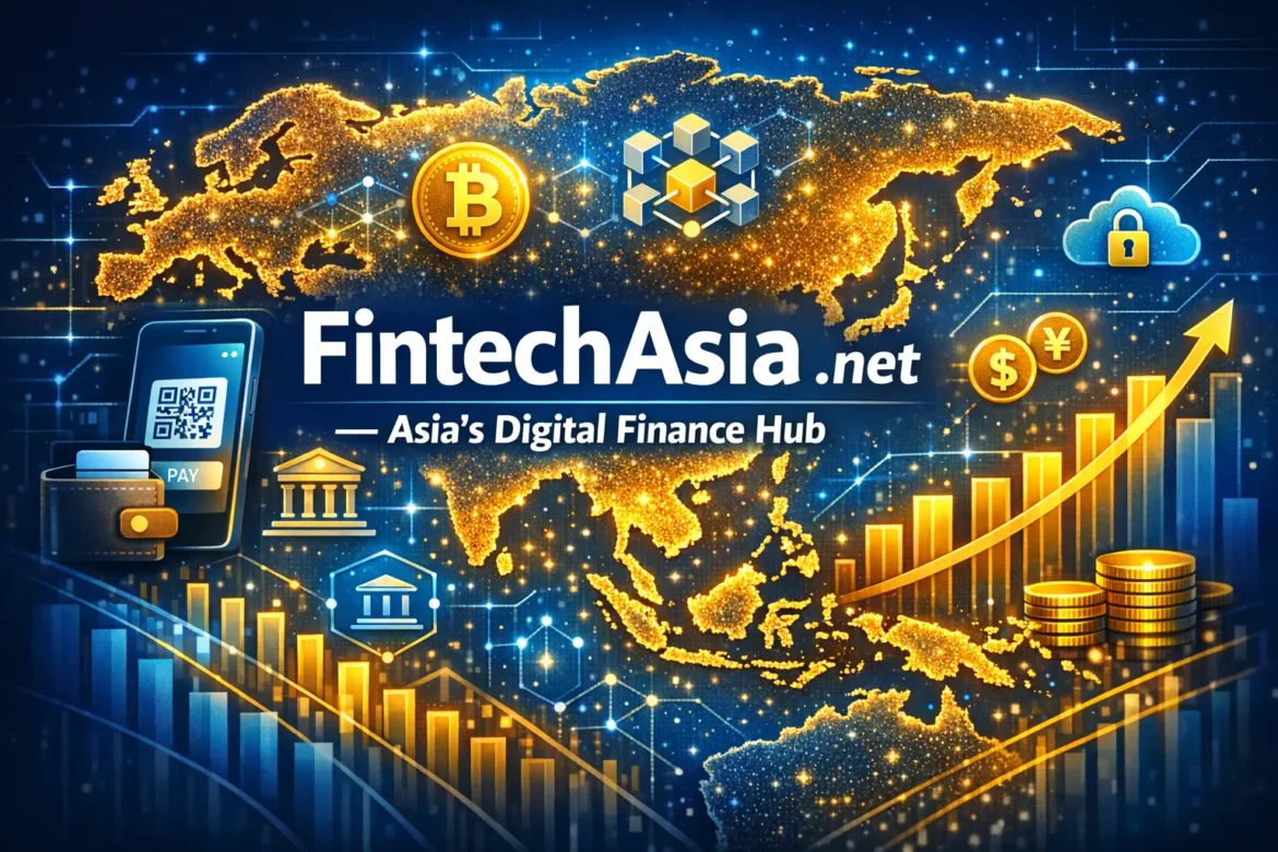 FintechAsia .net platform showing digital finance, crypto, and fintech innovation across Asia-Pacific markets