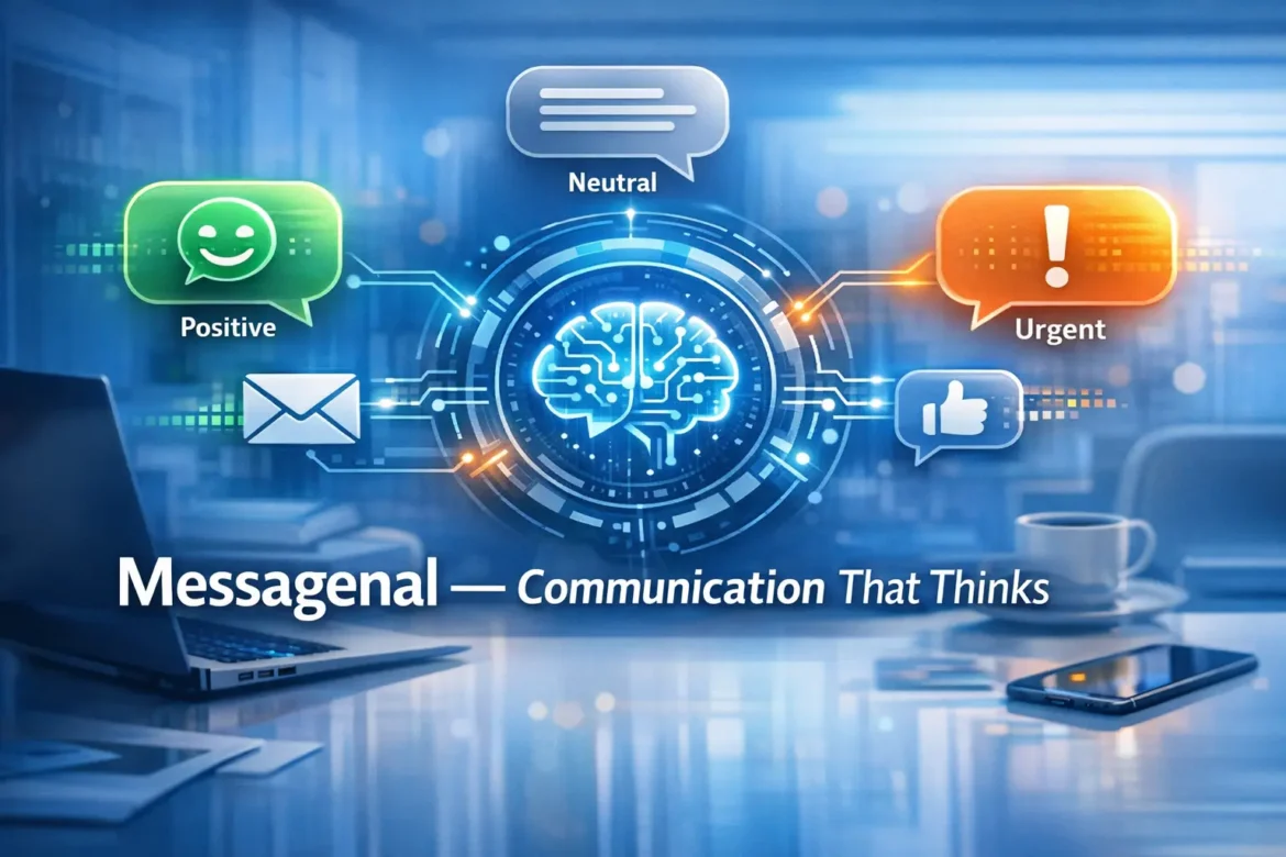 Messagenal smart messaging and AI communication analysis working across digital platforms and business tools