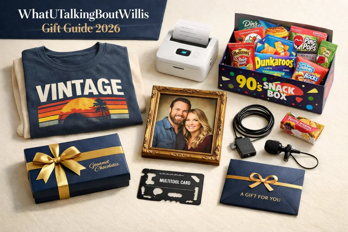 WhatUTalkingBoutWillis gift guide 2026 featuring curated gift ideas for every personality and budget, from retro to modern tech