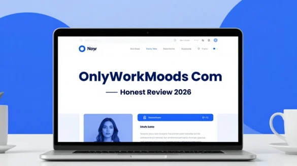 OnlyWorkMoods Com website review showing content blog interface and productivity articles for casual readers 2026